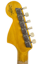 Load image into Gallery viewer, New Fender Custom Shop '60s Competition Mustang Heavy Relic Capri Orange w/Dakota Red Racing Stripes #R141633 (PDX)