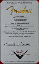 Load image into Gallery viewer, 2024 Fender Custom Shop Paul Waller Masterbuilt 1960s Stratocaster NOS Electric Lettuce Gecko Sparkle Burst (PDX)