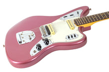 Load image into Gallery viewer, New Fender Custom Shop '63 Jaguar Deluxe Closet Classic Aged Burgundy Mist Metallic #CZ577929 (PDX)