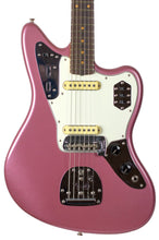 Load image into Gallery viewer, New Fender Custom Shop '63 Jaguar Deluxe Closet Classic Aged Burgundy Mist Metallic #CZ577929 (PDX)