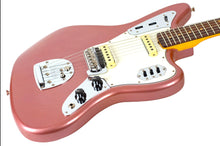 Load image into Gallery viewer, New Fender Custom Shop Limited Edition '63 Jaguar Journeyman Aged Burgundy Mist Metallic #CZ575847 (PDX)
