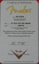 Load image into Gallery viewer, New Fender Austin Macnutt Masterbuilt '67 Telecaster Heavy Relic Antigua Burst Over Pink Paisley #AM0132 (PDX)