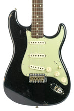 Load image into Gallery viewer, New Fender Custom Shop Dennis Galuszka Masterbuilt Roasted '59 Stratocaster Journeyman Relic Aged Black #R139464 (PDX)