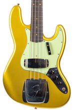 Load image into Gallery viewer, New Fender Custom Shop Time Machine Collection '63 Jazz Bass Journeyman Aged Aztec Gold #CZ577271 (PDX)