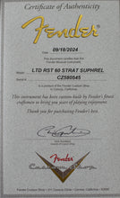 Load image into Gallery viewer, New Fender Custom Shop Limited Roasted '60 Stratocaster Super Heavy Relic Aged Olive Green #CZ580545 (PDX)