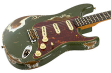 Load image into Gallery viewer, New Fender Custom Shop Limited Roasted '60 Stratocaster Super Heavy Relic Aged Olive Green #CZ580545 (PDX)