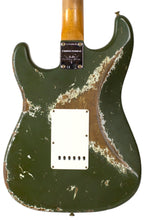 Load image into Gallery viewer, New Fender Custom Shop Limited Roasted '60 Stratocaster Super Heavy Relic Aged Olive Green #CZ580545 (PDX)