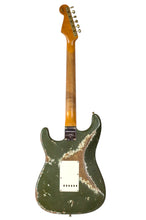 Load image into Gallery viewer, New Fender Custom Shop Limited Roasted '60 Stratocaster Super Heavy Relic Aged Olive Green #CZ580545 (PDX)