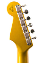 Load image into Gallery viewer, New Fender Custom Shop Dennis Galuszka Masterbuilt 1956 Stratocaster NOS Surf Burst Sparkle With Gold Painted Neck and Fingerboard #R147441 (PDX)