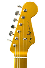 Load image into Gallery viewer, New Fender Custom Shop Dennis Galuszka Masterbuilt 1956 Stratocaster NOS Surf Burst Sparkle With Gold Painted Neck and Fingerboard #R147441 (PDX)
