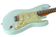 Load image into Gallery viewer, New Fender Custom Shop Dennis Galuszka Masterbuilt Roasted '59 Stratocaster Journeyman Aged Sonic Blue w/Brazilian Board #R139040 (PDX)