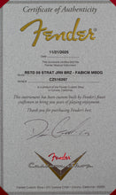 Load image into Gallery viewer, New Fender Custom Shop Dennis Galuszka Masterbuilt Roasted '59 Stratocaster Faded/Aged Ice Blue Metallic w/Brazilian Board #CZ516397 (PDX)