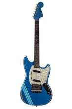 Load image into Gallery viewer, New Fender Custom Shop '60s Competition Mustang Heavy Relic Aged Lake Placid Blue w/Daphne Blue Racing Stripes #R130335 (PDX)