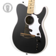 Load image into Gallery viewer, New Fender Jack White Triplesonic Acoustasonic Telecaster Arctic White Satin Body with Black Top #JWA25093 (PDX)