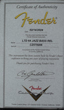 Load image into Gallery viewer, New Fender Custom Shop LTD '64 Jazz Bass Relic Aged Tahitian Coral #CZ579206 (PDX)