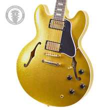 Load image into Gallery viewer, New Gibson Custom Shop '64 Reissue ES-335TD VOS Gold Sparkle Full Body Finish w/Reissue Lifton Case #140889 (PDX)