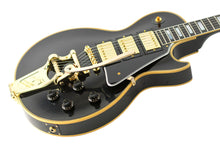 Load image into Gallery viewer, New Gibson Custom Shop 1957 Reissue Les Paul Custom VOS Ebony w/Bigsby #751698 (PDX)