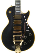 Load image into Gallery viewer, New Gibson Custom Shop 1957 Reissue Les Paul Custom VOS Ebony w/Bigsby #751698 (PDX)