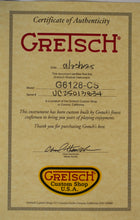 Load image into Gallery viewer, New Gretsch Custom Shop Henrichsen Masterbuilt True Timbre G6128-CS '62 Flame Ash Oil Finish w/Silver Sparkle Binding #UC25013834 (PDX)