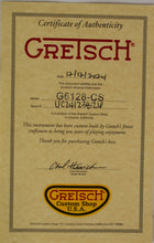 Load image into Gallery viewer, New Gretsch Custom Shop Henrichsen Masterbuilt True Timbre G6128-CS '59 Koa Oil Finish W/Tortoise Binding #UC24123826 (PDX)