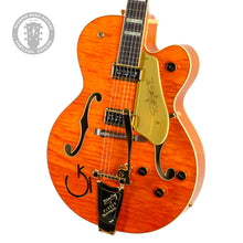 Load image into Gallery viewer, NOS 2024 Gretsch G6120T-55 VSE '55 Chet Atkins Hollow Body Western Orange Stain w/TV Jones T-Armond Pickups #JT24072205 (PDX)