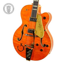 Load image into Gallery viewer, NOS 2024 Gretsch G6120T-55 VSE '55 Chet Atkins Hollow Body Western Orange Stain w/TV Jones T-Armond Pickups #JT24072206 (PDX)