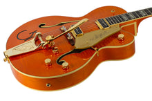 Load image into Gallery viewer, NOS 2024 Gretsch G6120T-55 VSE '55 Chet Atkins Hollow Body Western Orange Stain w/TV Jones T-Armond Pickups #JT24072206 (PDX)