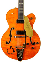 Load image into Gallery viewer, NOS 2024 Gretsch G6120T-55 VSE '55 Chet Atkins Hollow Body Western Orange Stain w/TV Jones T-Armond Pickups #JT24072206 (PDX)