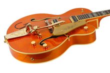 Load image into Gallery viewer, NOS 2024 Gretsch G6120T-55 Vintage Select '55 Chet Atkins VOS Vintage Orange Stain Lacquer #JT24092964 (PDX)