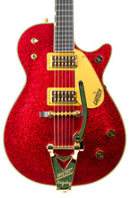 Load image into Gallery viewer, New Gretsch G6129TG Vintage Select '59 Ltd Sparkle Jet Red Sparkle w/TV Jones Ray Butts Ful-Fidelity Pickups #JT25072205 (PDX)
