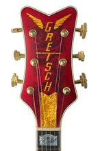 Load image into Gallery viewer, New Gretsch Custom Shop Gonzalo Madrigal Masterbuilt G6136-CS Falcon Relic Black Paisley & Candy Apple Red Burst #UC26023984 (PDX)