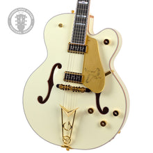 Load image into Gallery viewer, New Gretsch G6136-55 Vintage Select '55 White Falcon Vintage White w/Gold Appointments #JT24114045 (PDX)
