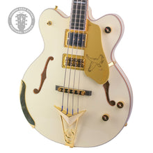 Load image into Gallery viewer, New Gretsch Tom Petersson Signature G6136B 4-String Bass Aged White Lacquer #JT25082638 (PDX)
