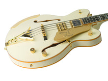 Load image into Gallery viewer, New Gretsch Tom Petersson Signature G6136B 4-String Bass Aged White Lacquer #JT25082638 (PDX)