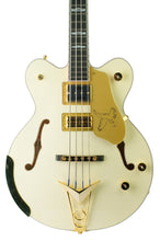 Load image into Gallery viewer, New Gretsch Tom Petersson Signature G6136B 4-String Bass Aged White Lacquer #JT25082638 (PDX)