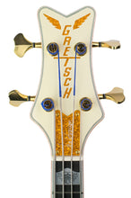 Load image into Gallery viewer, New Gretsch Tom Petersson Signature G6136B 4-String Bass Aged White Lacquer #JT25082638 (PDX)