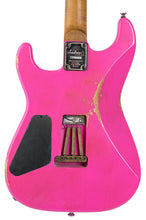 Load image into Gallery viewer, New Jackson Custom Shop San Dimas Thunder Mod Nitro Relic Pink With Black Bullseye TRG Exclusive #XN19727 (PDX)