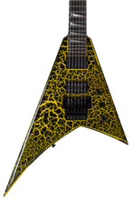 Load image into Gallery viewer, New Jackson Custom Shop Randy Rhoads RR24 2H Floyd Rose Black & Yellow Crackle #RR3908 (PDX)