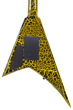 Load image into Gallery viewer, New Jackson Custom Shop Randy Rhoads RR24 2H Floyd Rose Black & Yellow Crackle #RR3908 (PDX)