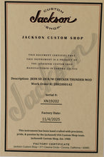 Load image into Gallery viewer, New Jackson Custom Shop Thunder Mod San Dimas Nitro Relic Black & White Checkerboard #XN19202 (PDX)