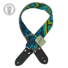 Load image into Gallery viewer, Josey Artisan Guitar Straps - Spanish Tile (PDX)