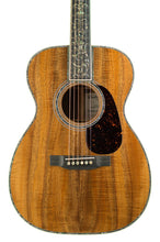 Load image into Gallery viewer, New Martin Custom Shop 00-Size Style-42 14-Fret Broadleaf Flamed Koa Gloss Natural w/Tree of Life Inlays #3042122 (PDX)