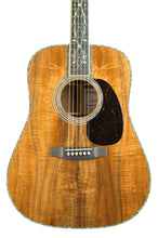 Load image into Gallery viewer, New Martin Custom Shop Dreadnaught Style-42 Broad Flame Koa Natural w/Vine of Harmonics Inlays #3047140 (PDX)