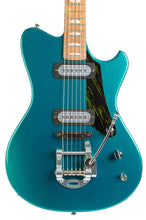 Load image into Gallery viewer, New Powers Electric A-Type w/FF42 Pickups and Camtail Turquoise Metallic #B352 (PDX)