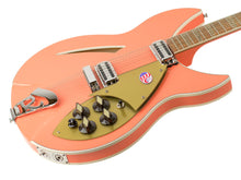 Load image into Gallery viewer, New Rickenbacker TRG Limited Edition 360/12 12-String Coralglo w/Checkerboard Top and Back Binding #2539758 (PDX)