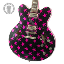 Load image into Gallery viewer, New Rock N Roll Relics Lightning Relic Black & Pink Sparkle Stars #252014 (PDX)