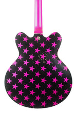 Load image into Gallery viewer, New Rock N Roll Relics Lightning Relic Black & Pink Sparkle Stars #252014 (PDX)