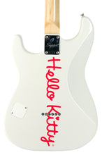 Load image into Gallery viewer, New Squier Hello Kitty Stratocaster White w/Hello Kitty Graphics #CYKF25009084 (PDX)