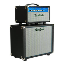 Load image into Gallery viewer, New Two Rock Studio Overdrive Head and 1x12 Cabinet Black Bronco/Blue Smoke Grill Cloth #126/22253 (PDX)