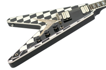 Load image into Gallery viewer, New Gibson Custom Flying V Checkerboard Top VOS TRG Stinger Series #CS600468 (PDX)